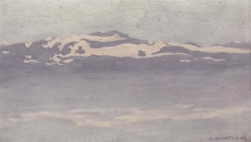 La Dent d'Oche l'après-midi, peinture de Félix Vallotton, 1900